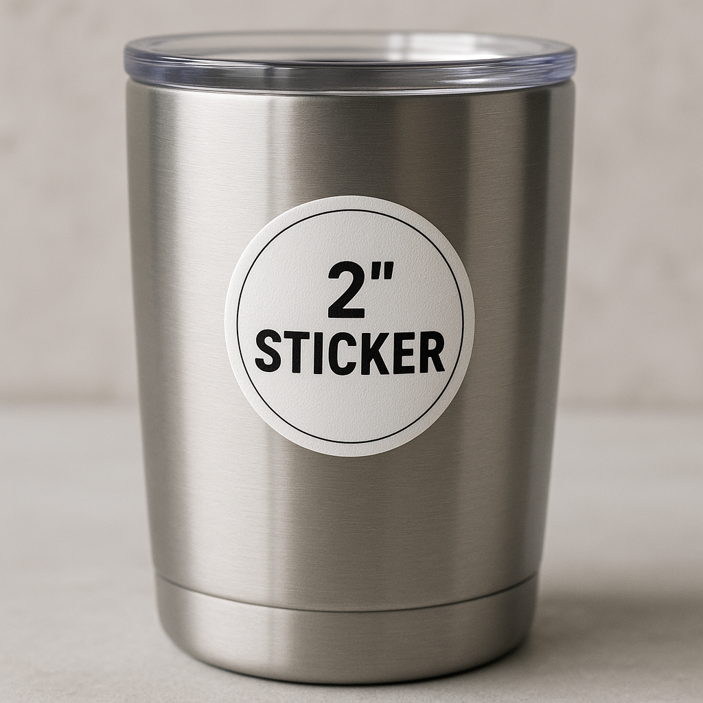 100 2 Inch Stickers for $22