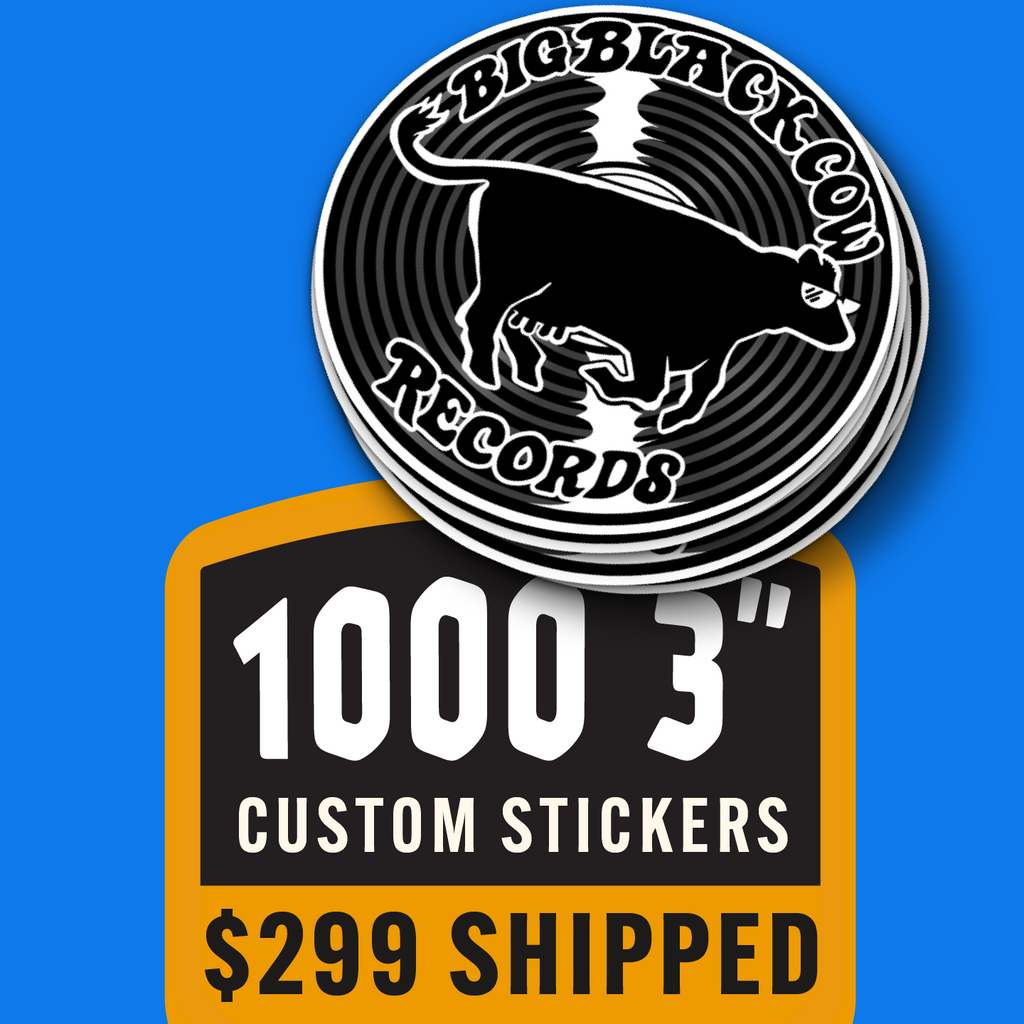 1,000 Custom 3″ Stickers for $299 | Bulk Deal