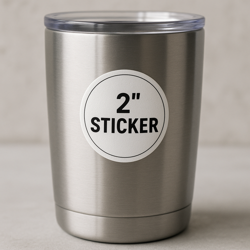 100 2 Inch Stickers for $22