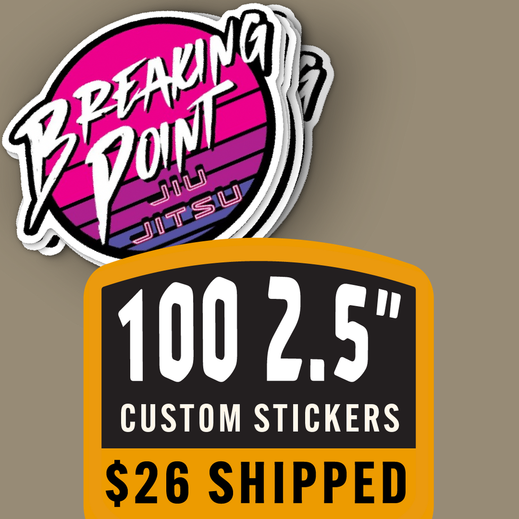 100 2.5 Inch Stickers for $26