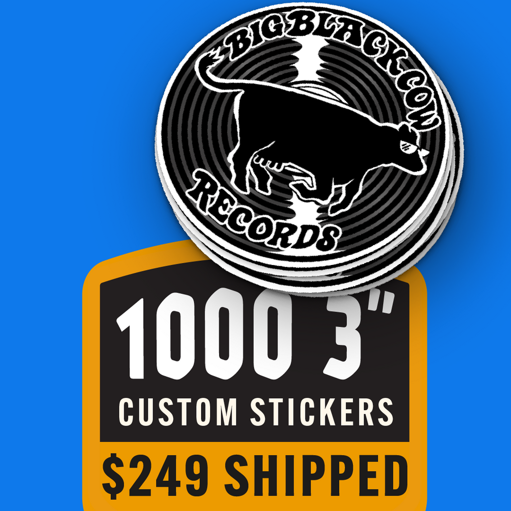 1,000 Custom 3″ Stickers for $249 | Bulk Deal