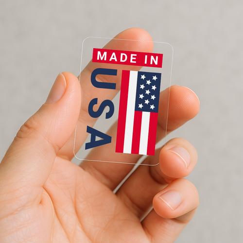 Clear Die-Cut Vinyl Stickers